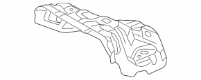 Exhaust manifold protection Mazda 3 14-18 BM