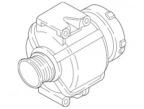 Audi Q7 16- 3.0T Alternator Water Damage