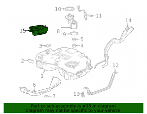 Fuel Pump Power Control Module Chevrolet Cruze 16-19