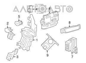 Nissan Leaf GPS Control Module 18-