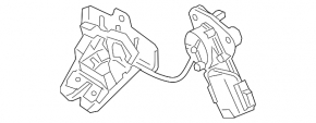 Polestar 2 21- Electric Boot Door Lock