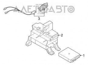 Rear view camera control unit Audi A6 C7 12-18