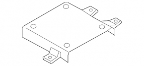 Bracket for the emergency call control unit for the Audi E-Tron 19-23