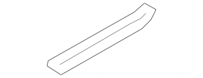 Door sill trim front right outer Audi Q7 4L 10-15