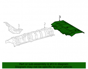 Toyota Rav4 19-24 Rear Muffler Heat Shield
