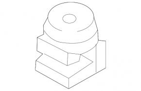 Headlight mount adjuster left VW Jetta 19-