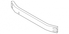 Nissan Quest 11-17 Front Bumper Reinforcement