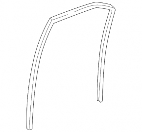 Rear left window seal for Lexus RX300 98-03