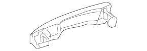 External handle plug front left Lexus Hs250h 10-12