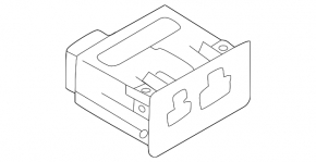USB Hub for Mitsubishi Outlander 22-25 Rear Center Console