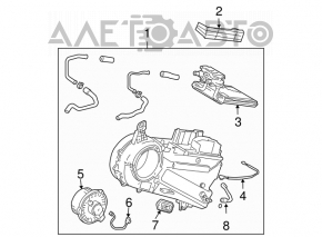 Rear heater assembly for Toyota Sienna 2004-2009