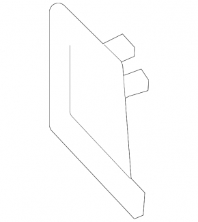 Audi A4 B9 20-25 s-line front bumper towing hook cap