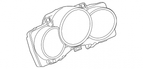 Instrument cluster for the 19-21 Porsche Macan 2.0T