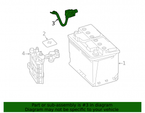 Terminal negative Mercedes W213 E 17-23 with sensor