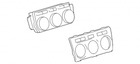 Climate control Mazda6 09-13 erased