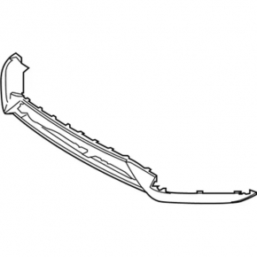 Lower lip of the front bumper Ford Edge 19-24 ST, ST-Line
