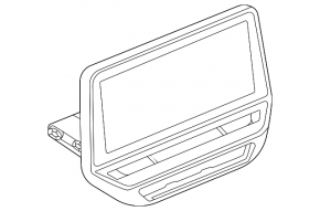 Monitor, display, navigation Volkswagen ID.4 23-25 12" with climate control