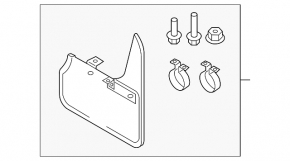 Front mudguards 2 pcs VW CC 09-17