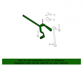 Front stabilizer Toyota Solara 2.4 04-08