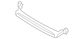 Front bumper bracket central Mini Cooper Countryman R60 11-16 S model, JCW pkg