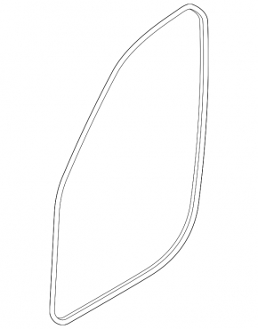 Door seal front left BMW X5 F15 14-18