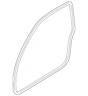 Front left door seal for BMW 335i e92 07-13