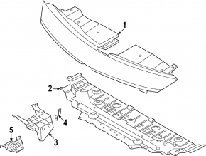 Nissan Ariya 23-25 TV trim panel
