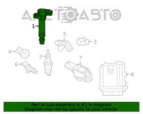 Ignition coil Alfa Romeo Giulia 17- 2.0T