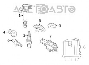 Ignition coil Alfa Romeo Giulia 17- 2.0T