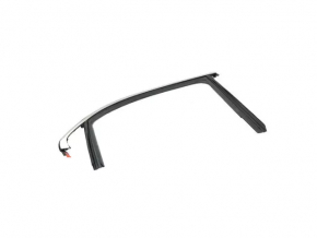 Upper rear right door molding with seal Fiat 500X 16-22 chrome