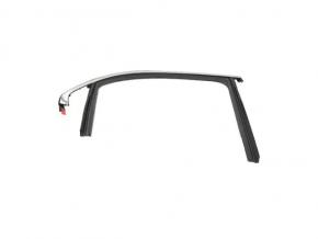 Upper rear right door molding with seal Fiat 500X 16-22 chrome