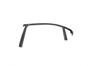 Upper rear right door molding with seal Fiat 500X 16-22 chrome