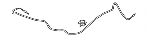 Hood Release Cable Honda CRZ 11-16