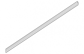 Right threshold seal Nissan Murano 25-26