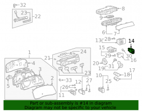 Instrument Light Control for Lexus GX470 03-09