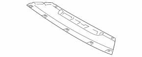 Rear bumper protection Hyundai Sonata 18-19 hybrid