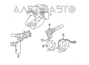 Steering Angle Sensor Lexus GS300 GS350 06-11