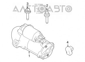 Starter Lincoln MKX 16- 3.7