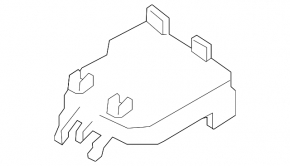 Porsche Cayenne 19-26 Trunk Fuse Box Support