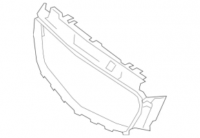 Mercedes E 400/450/43/53 17-20 radiator grille base without chamber, AMG pkg