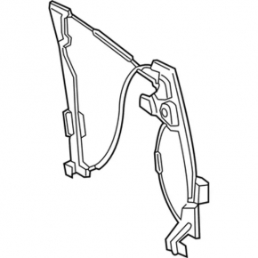 Window lift mechanism front left Lincoln Nautilus 19-23
