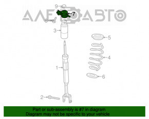 Shock absorber support rear right Dodge Dart 13-16