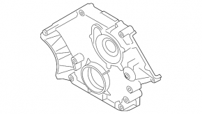 Front Lower Engine Timing Belt Cover for BMW X5 E70 4.8 N62B48
