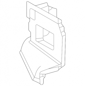 Left lower radiator deflector for Lexus RX350 RX500h 23-26 Canada built