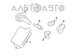 Subaru B9 Tribeca ECU EGI engine computer