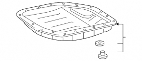 Toyota Corolla 14-16 automatic transmission oil pan
