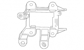 Honda Civic XI FE/FL 22-26 5d Right BSM Sensor Mount
