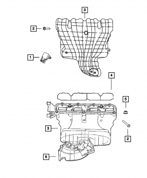 MAP sensor Chrysler 200 11-14 TRISCAN