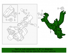 Honda CRV 23-25 HEV Brake Master Cylinder Bracket