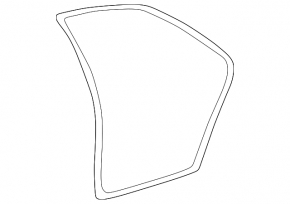 Door seal rear left Lexus IS200 IS300 99-05
